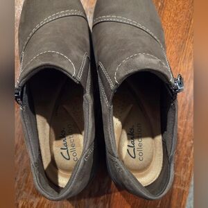 Clarks Collection Brown Slip-On Shoes